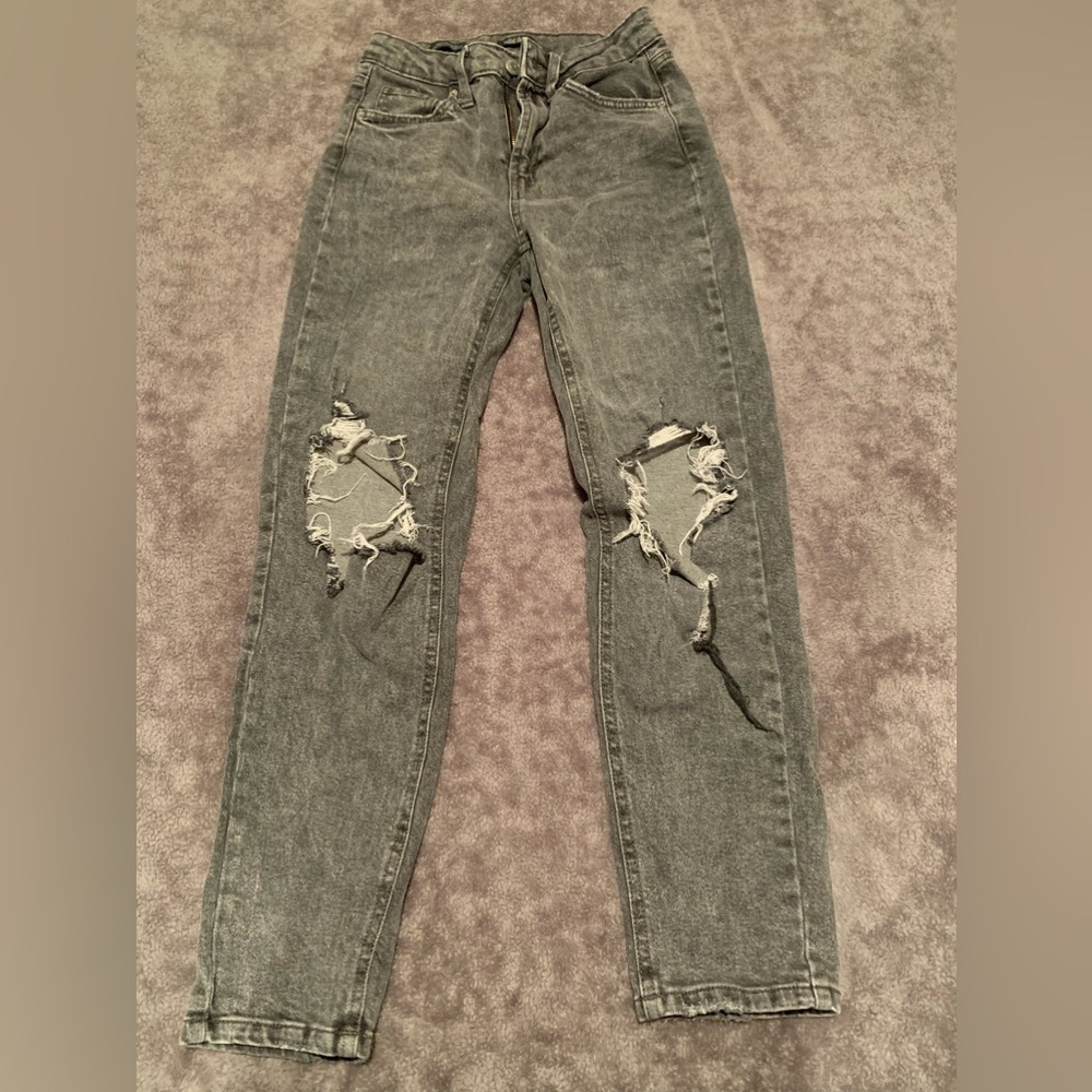 Wild Fable straight leg mom jeans (gray)